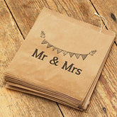luck-and-luck-kraft-brown-mr-and-mrs-bag-x-90-wedding-favour-candy-bar|LLKBMAM|Luck and Luck| 1